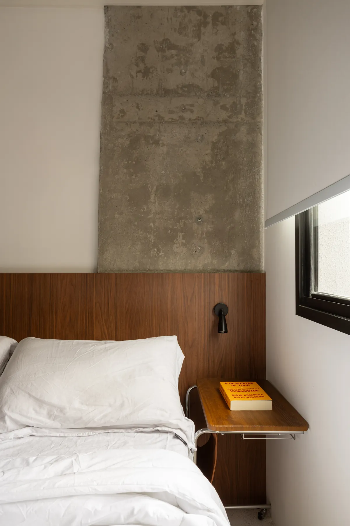Apartamento Três Planos, detalhe do quarto
